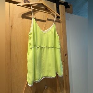 Lime Green Zara Women's Tank